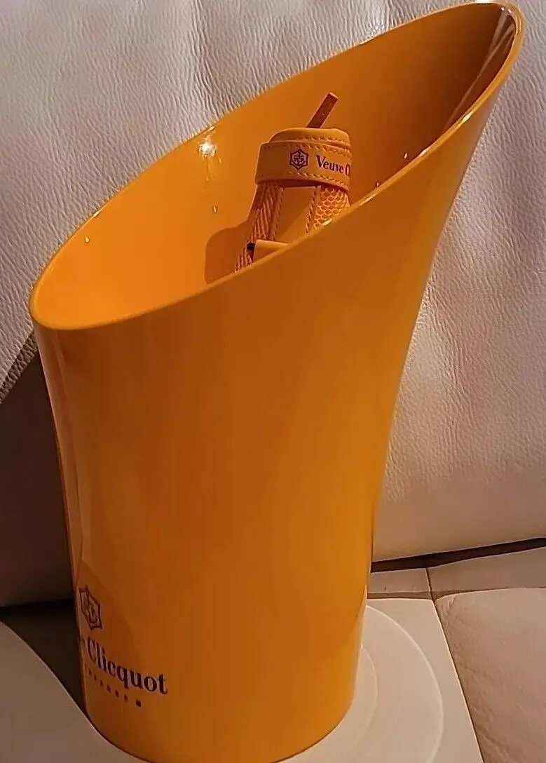 Cubo y enfriador de champán naranja "Veuve Clicot - Maison Déco Lumière