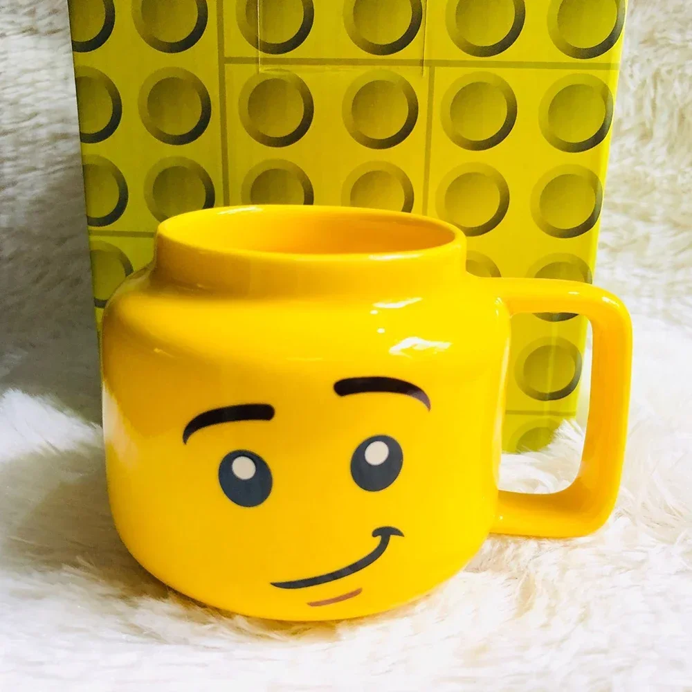 Taza de cerámica LEGO con cabeza de hombre - Maison Déco Lumière
